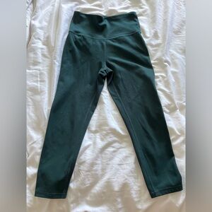 Dark Green Yoga Capris